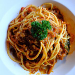 Pikantne spaghetti bolognese